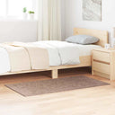 vidaXL Vloerkleed shaggy anti-slip 80x150 cm donkergrijs
