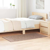 vidaXL Vloerkleed shaggy anti-slip 80x150 cm donkergrijs