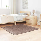 vidaXL Vloerkleed shaggy anti-slip 80x150 cm donkergrijs