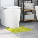 vidaXL Antislip Badmat met Toilet Uitsnede Donkergrijs 50 x 50 cm PP
