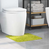vidaXL Antislip Badmat met Toilet Uitsnede Donkergrijs 50 x 50 cm PP
