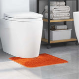 vidaXL Antislip Badmat met Toilet Uitsnede Donkergrijs 50 x 50 cm PP