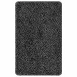 vidaXL Antislip Badmat Donkergrijs 50 x 80 cm PP