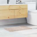 vidaXL Antislip Badmat Donkergrijs 50 x 80 cm PP