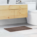 vidaXL Antislip Badmat Donkergrijs 50 x 80 cm PP