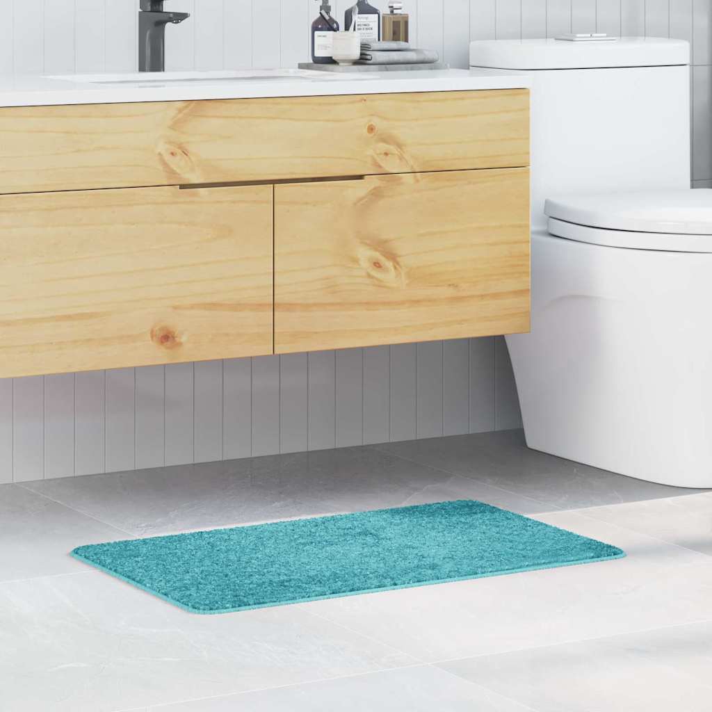 vidaXL Antislip Badmat Donkergrijs 50 x 80 cm PP