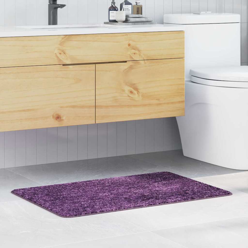 vidaXL Antislip Badmat Donkergrijs 50 x 80 cm PP