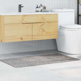 vidaXL Antislip Badmat Donkergrijs 50 x 80 cm PP