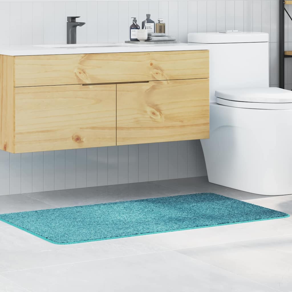 vidaXL Antislip Badmat Donkergrijs 50 x 80 cm PP