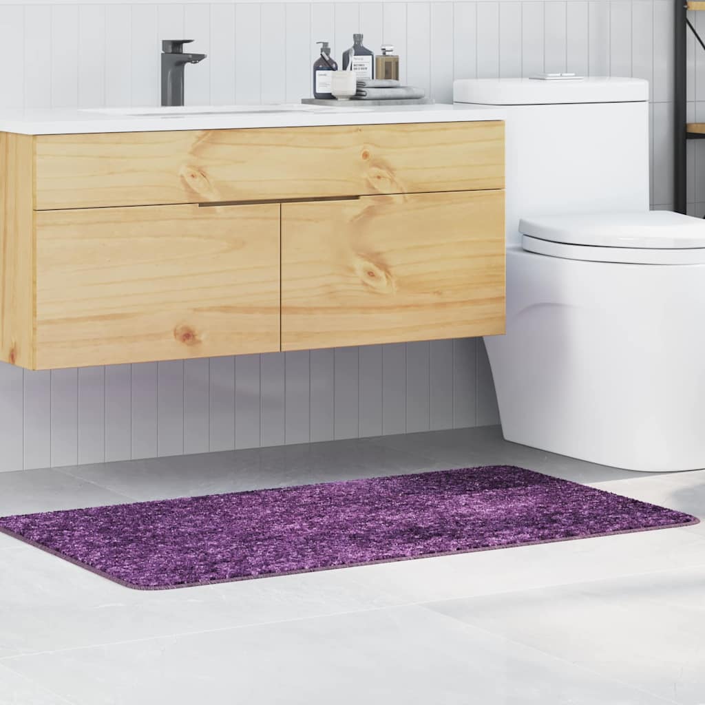 vidaXL Antislip Badmat Donkergrijs 50 x 80 cm PP