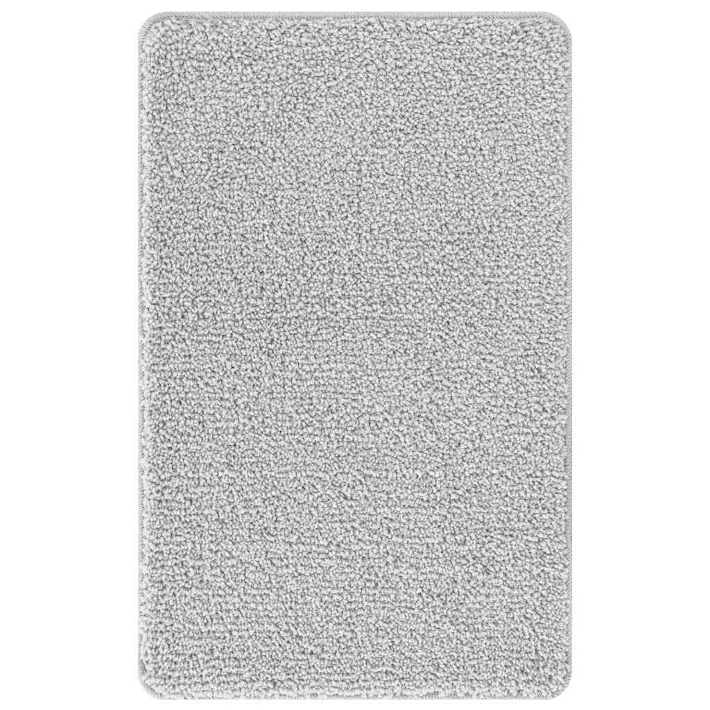 vidaXL Anti-slip Bath Mat Set 2 pcs Dark Grey 50 x 50 cm PP