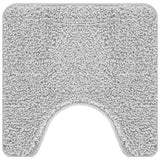 vidaXL Anti-slip Bath Mat Set 2 pcs Dark Grey 50 x 50 cm PP