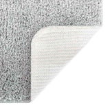 vidaXL Anti-slip Bath Mat Set 2 pcs Dark Grey 50 x 50 cm PP