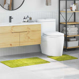 vidaXL Anti-slip Bath Mat Set 2 pcs Dark Grey 50 x 50 cm PP