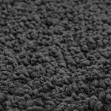 vidaXL Non-Slip Bath Mat Set 3 pcs Dark Grey PP