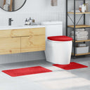 vidaXL Non-Slip Bath Mat Set 3 pcs Dark Grey PP