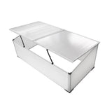 vidaXL Koude bak met 2 deksels 110x55x41 cm