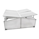 vidaXL Koude bak met 2 deksels 110x55x41 cm