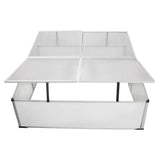 vidaXL Koude bak met 2 deksels 110x55x41 cm