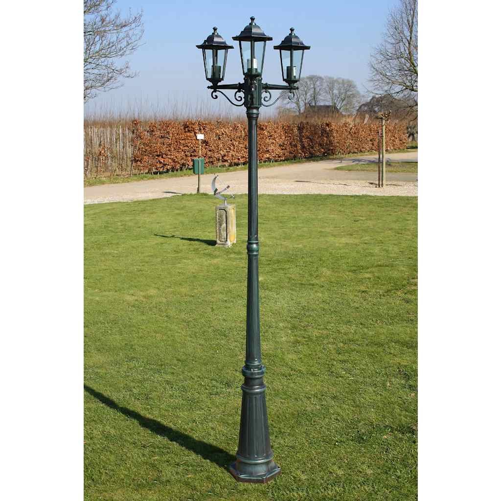 Garden lantern Kingston 3-arm 215 cm white