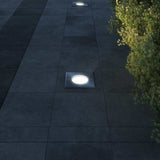 vidaXL Outdoor Ground Light Round 10.5x10.5 cm Die-cast Aluminium Black