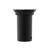 vidaXL Outdoor Ground Light Round 10.5x10.5 cm Die-cast Aluminium Black