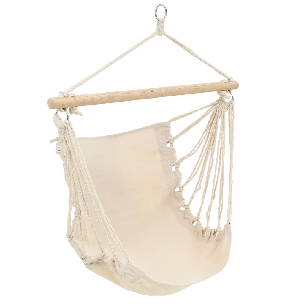 Cream white hanging chair (large)