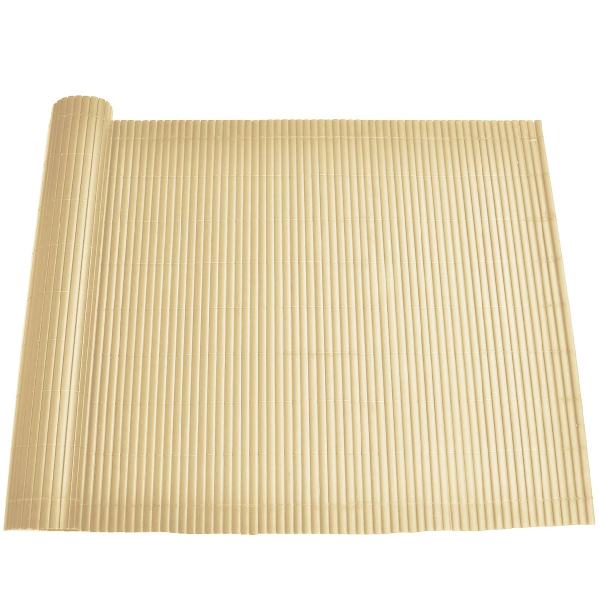 vidaXL Hekpanelen Geel PVC