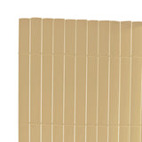 vidaXL Hekpanelen Geel PVC