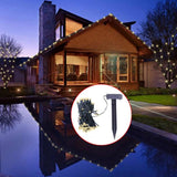 vidaXL Lichtslingers solar LED warmwit 2 st
