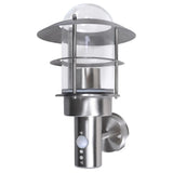 vidaXL Wandlamp roestvrijstaal