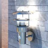 vidaXL Wandlamp roestvrijstaal