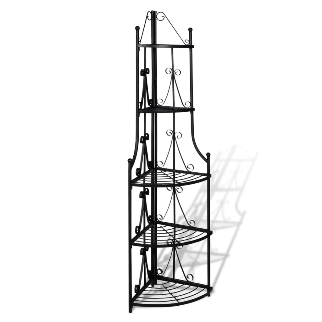 Angular Plant Rack Romy (black)