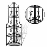 Angular Plant Rack Romy (black)