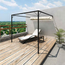 vidaXL Tuinwandprieel met uittrekbaar dak 3x3x2,3 m