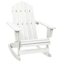vidaXL Adirondack Rocking Chair Solid Firwood