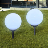 vidaXL Garden Path Lights 8 pcs with Ground Spike LED 15 cm