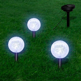 vidaXL Garden Lights 6 pcs LED with Ground Spikes and Solar Panels