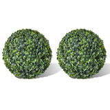 vidaXL Kunstplanten buxusbol 2 st 27 cm