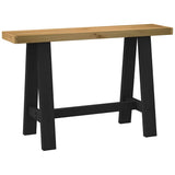 vidaXL Wandtafel NOAIN A-vormige poten 120x30x75 cm massief hout