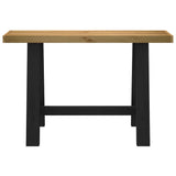 vidaXL Wandtafel NOAIN A-vormige poten 120x30x75 cm massief hout