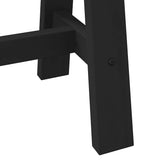 vidaXL Wandtafel NOAIN A-vormige poten 120x30x75 cm massief hout