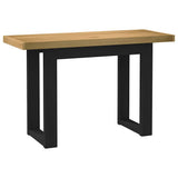 vidaXL Bureau NOAIN A-vormige poten 120x50x75 cm massief hout