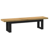 vidaXL Eetbank NOAIN A-vormige poten 180x40x45 cm massief hout
