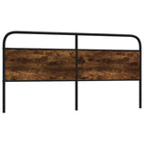 vidaXL Replacement Headboard 75 cm Steel and Engineered Wood Smoked Oak