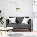 vidaXL Loveseat sofa 109 cm corduroy light grey