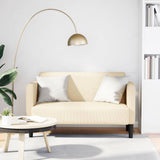 vidaXL Loveseat sofa 109 cm corduroy light grey