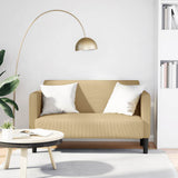 vidaXL Loveseat sofa 109 cm corduroy light grey