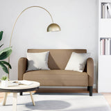 vidaXL Loveseat sofa 110 cm artificial leather black