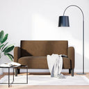 vidaXL Loveseat sofa 110 cm artificial leather black